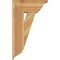 Ekena Millwork Traditional Traditional Rough Sawn Bracket w/ Offset Brace, Western Red Cedar, 8"W x 18"D x 30"H BKT0806X18X30TRA01RWR - alternate 3